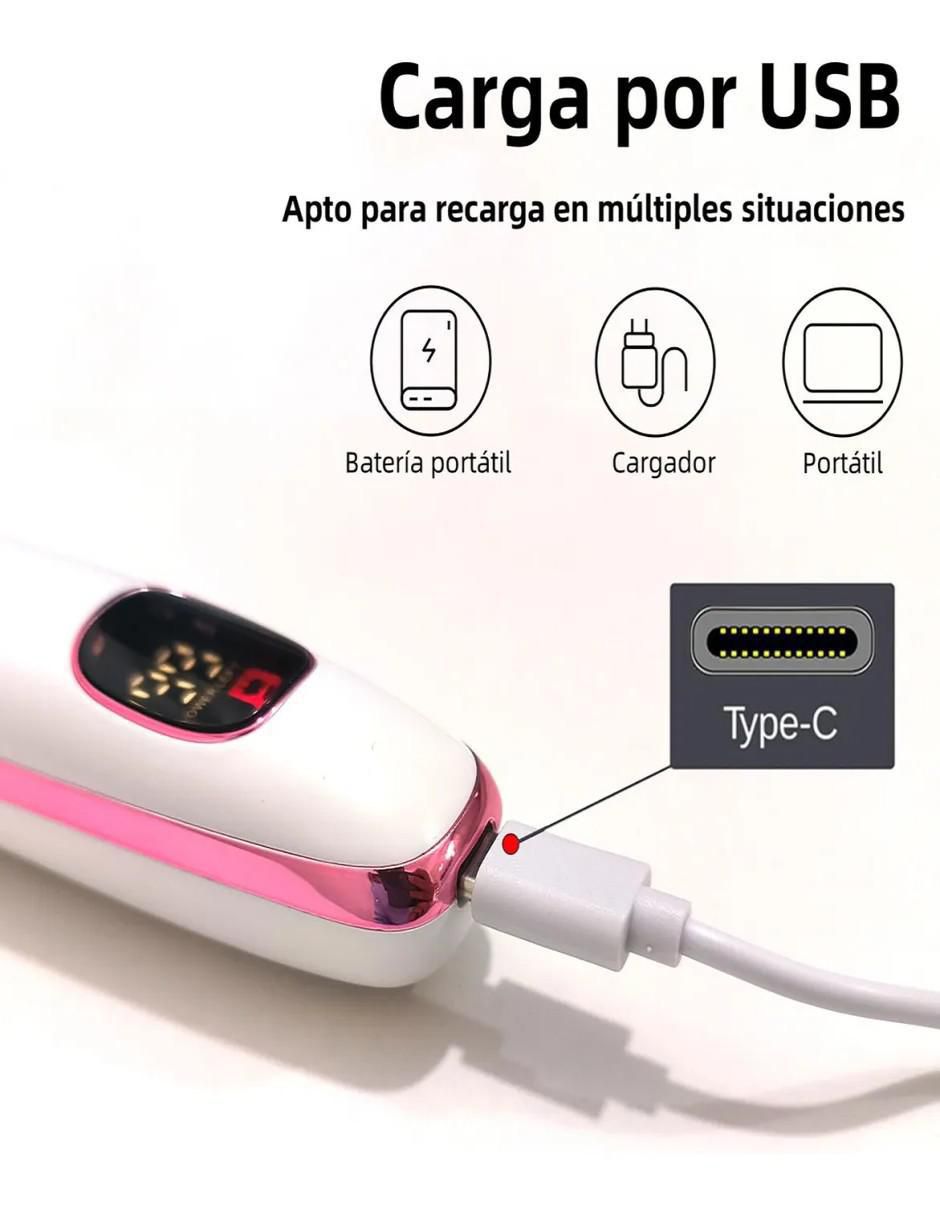 Depiladora para rostro y cuerpo 4