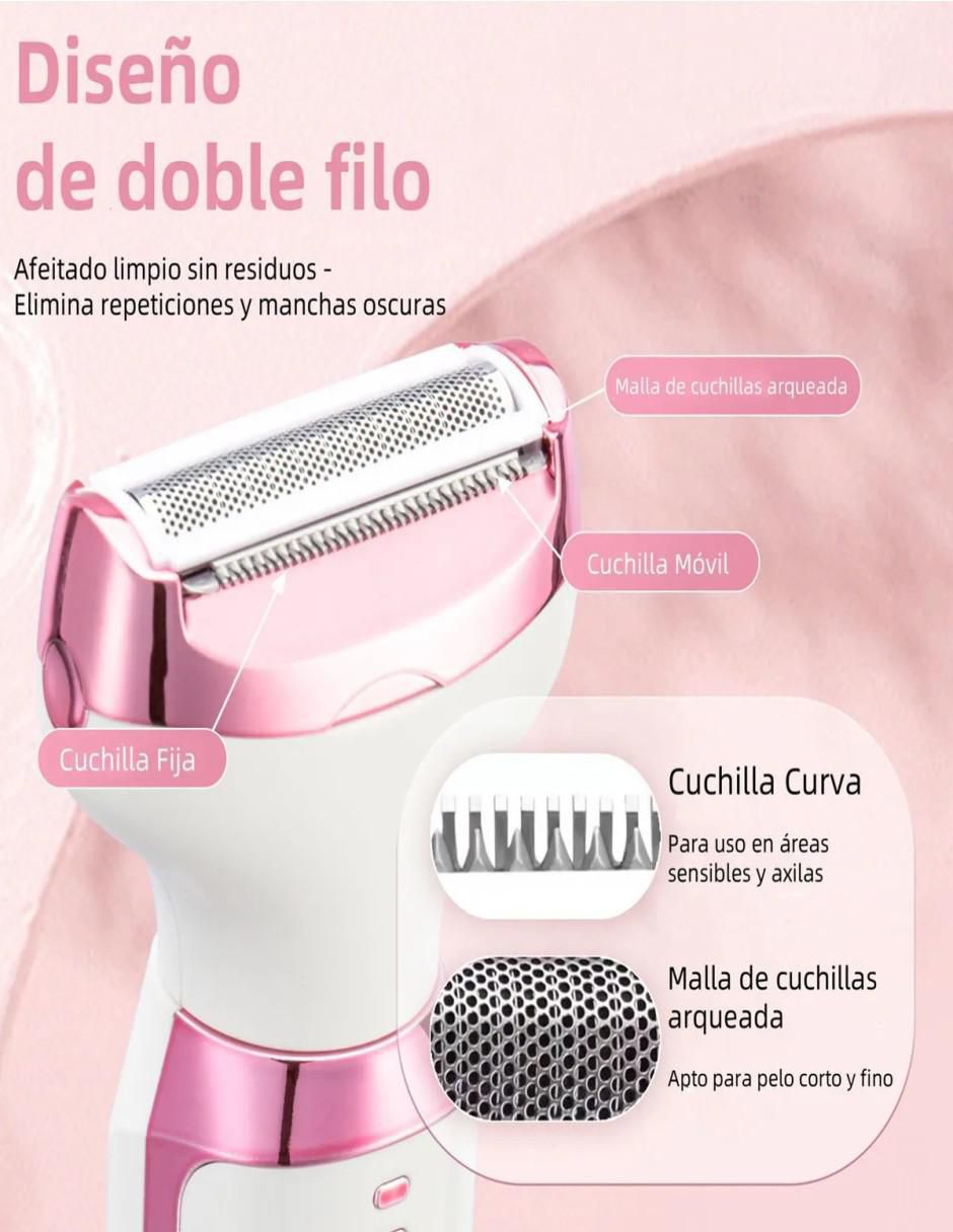 Depiladora para rostro y cuerpo