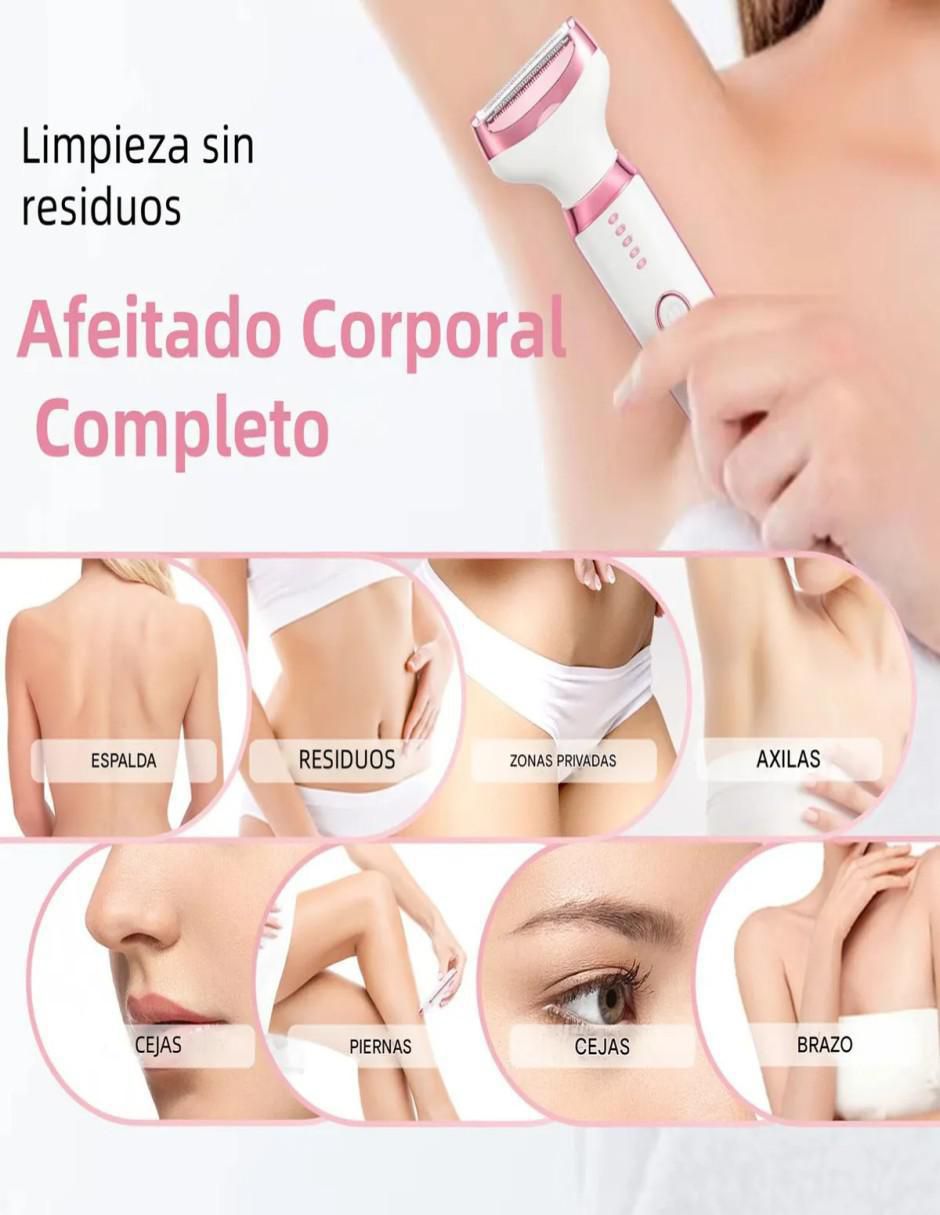 Depiladora para rostro y cuerpo 6