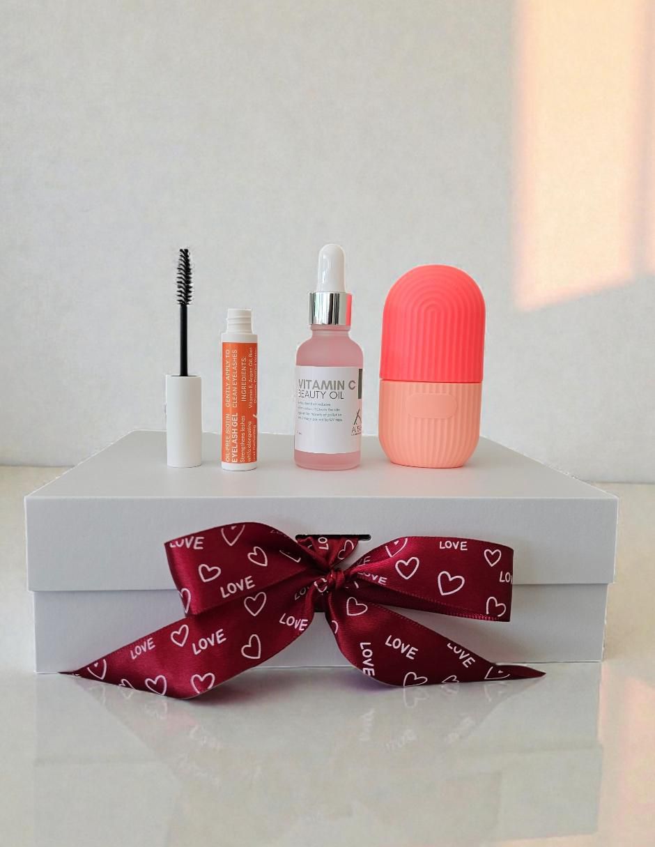 Kit tratamiento facial con suero de vitamina C, gel y masajeador reparador 3