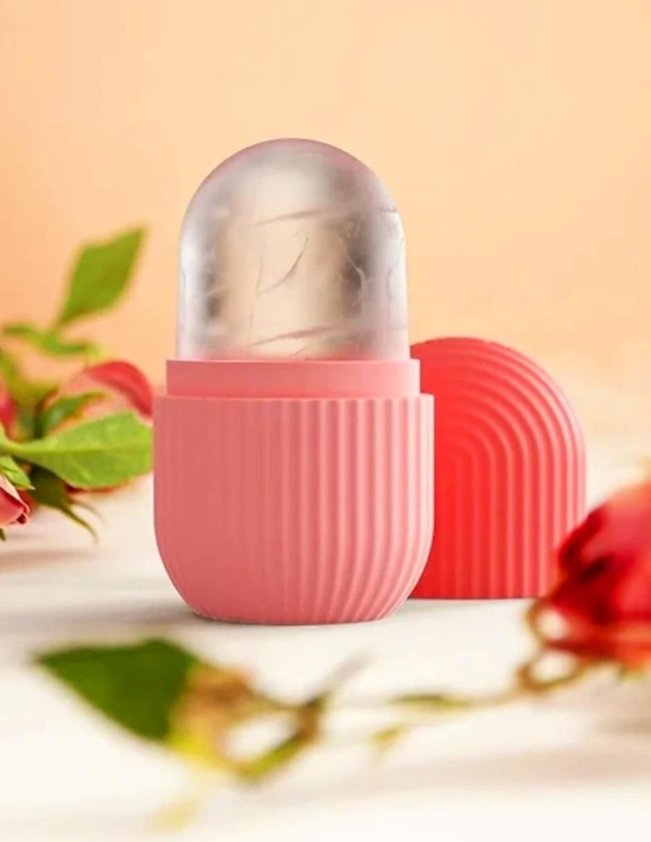 Kit tratamiento facial con suero de vitamina C, gel y masajeador reparador