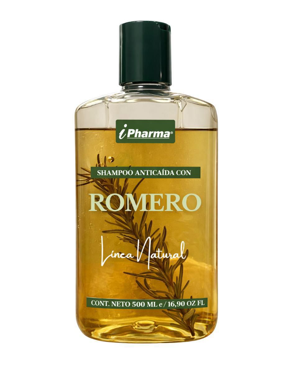 Shampoo anticaída para cabello I Pharma de Romero Línea Natural 500 ml
