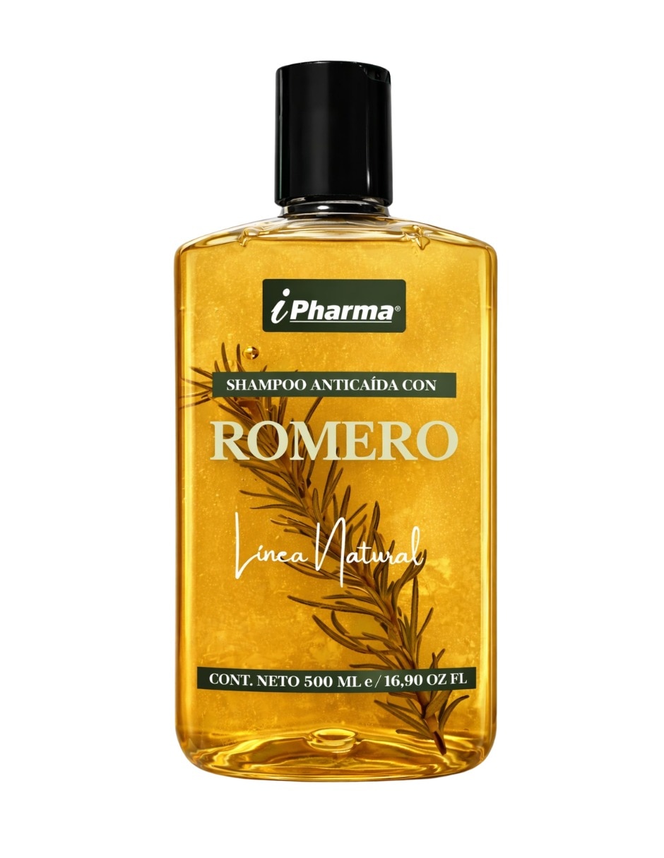 Shampoo anticaída para cabello I Pharma de Romero Línea Natural 500 ml