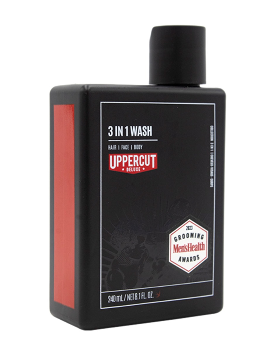 Shampoo energizante para cabello todo tipo shampoo uppercut 3 in 1 wash 240ml 3 in 1 wash 240 ml 3
