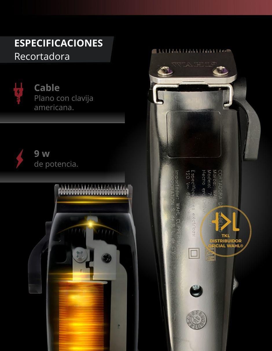 Recortadora de cabello wahl 79420-100mx 9