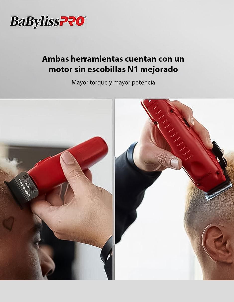 Juego de peluquería babyliss pro combo 4 "piezas"