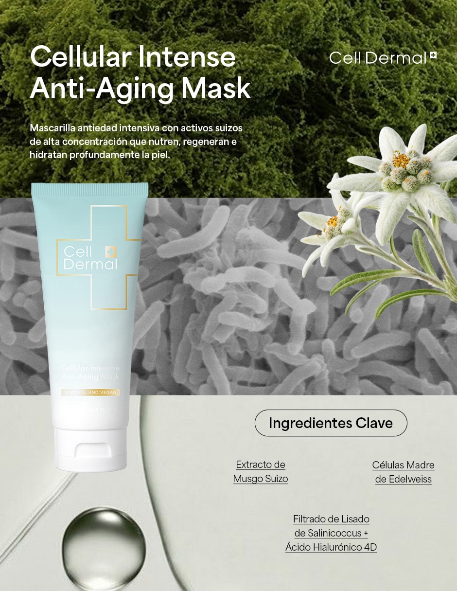 Crema facial recomendada para prevenir signos de la edad día y noche cellular intense anti-aging mask para piel seca y sensible Crema facial recomendada para prevenir signos de la edad día y noche cellular intense anti-aging mask para piel seca y sensible