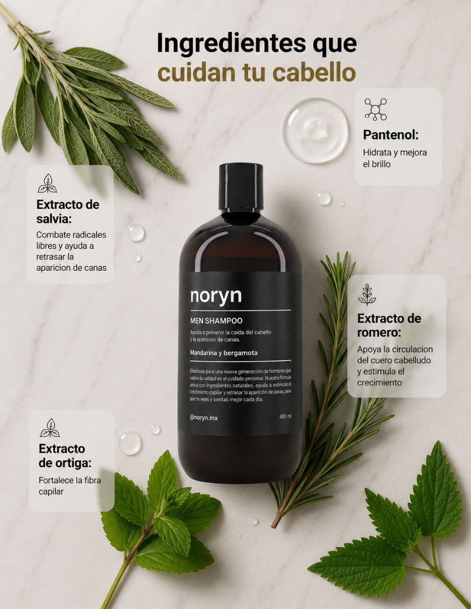 Shampoo para cabello 480 ml 3