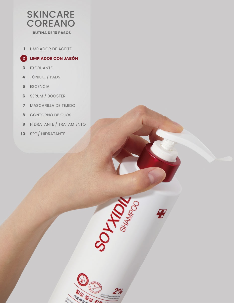 Shampoo anticaída todo tipo de cabello fortalecedor 490 ml 2