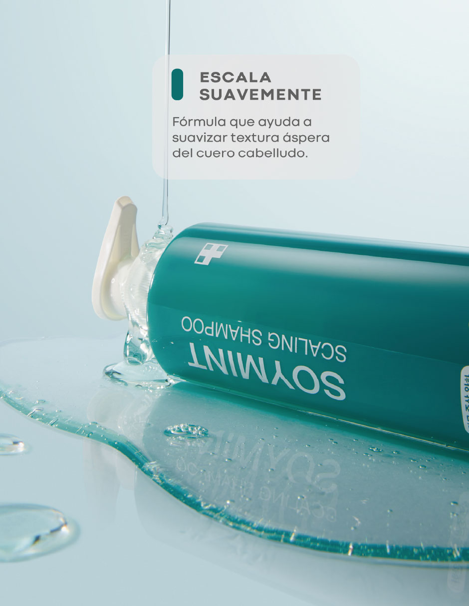 Shampoo para cabello soymint anticaspa 490 ml 4