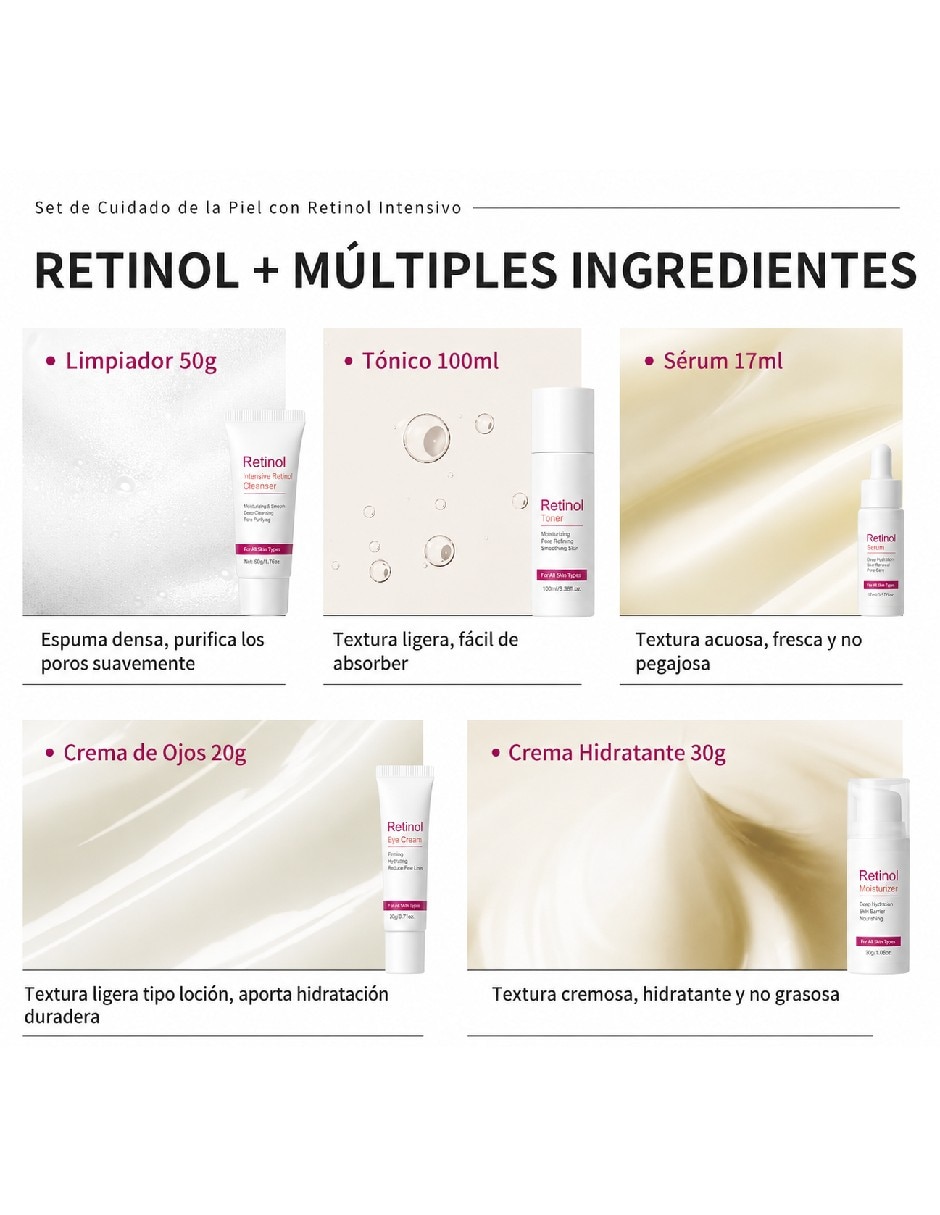 Kit tratamiento facial hiratante reparador