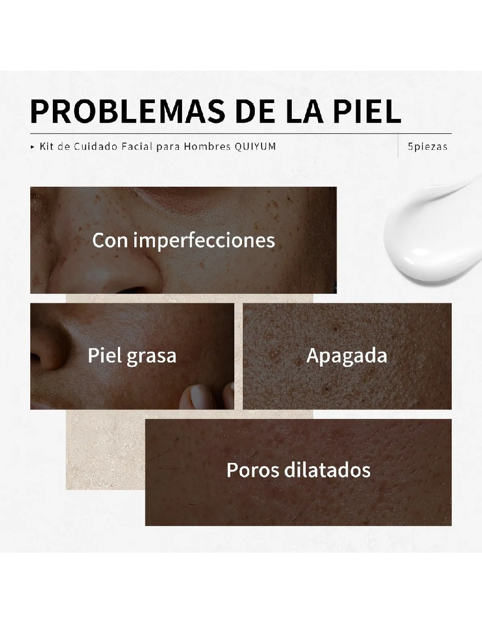Set tratamiento facial para hombre hidratante