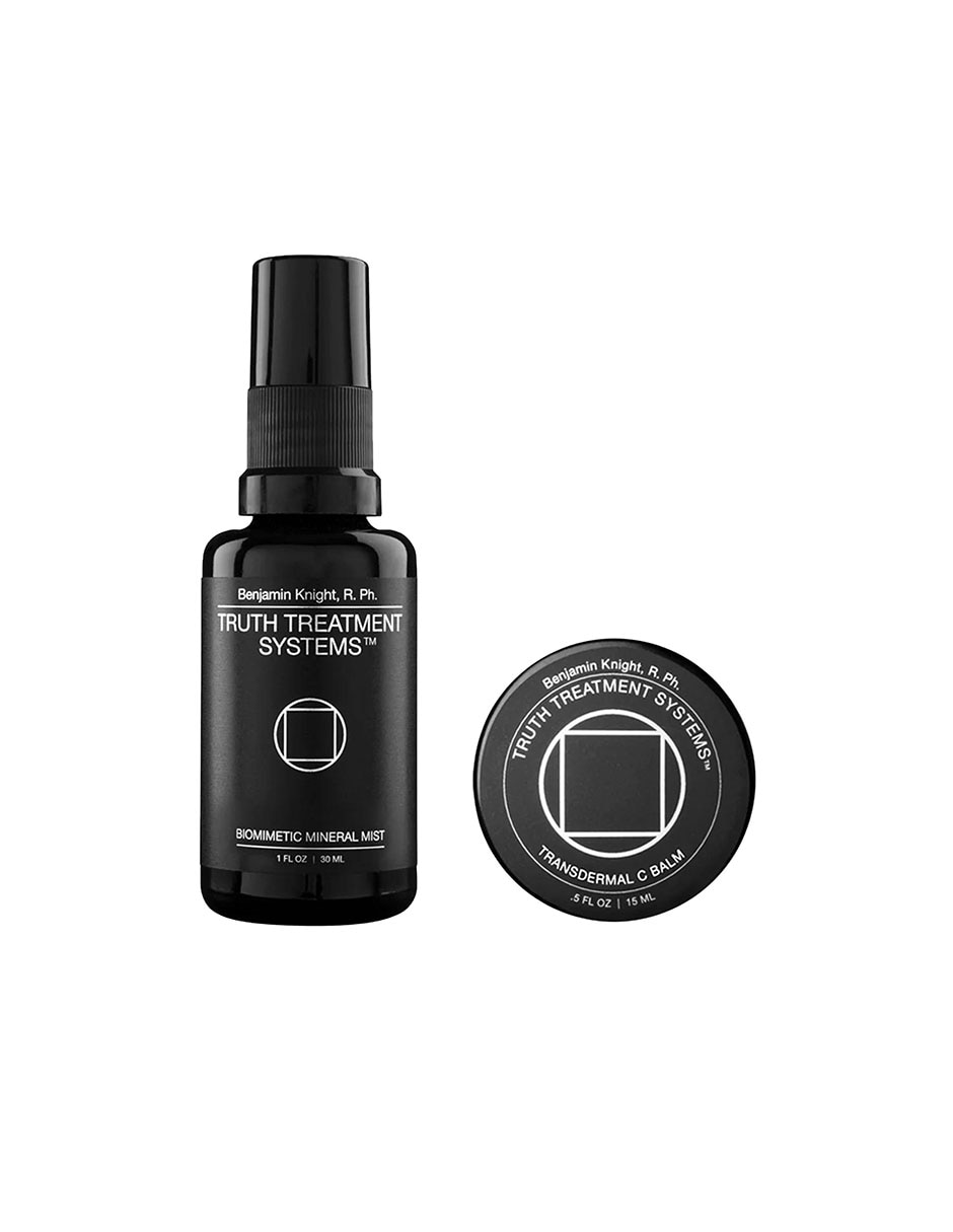 Tratamiento facial The Perfect Pair Kit Transdermal C Balm 15 ml + Biomimetic Mineral Mist 30 ml Antiedad