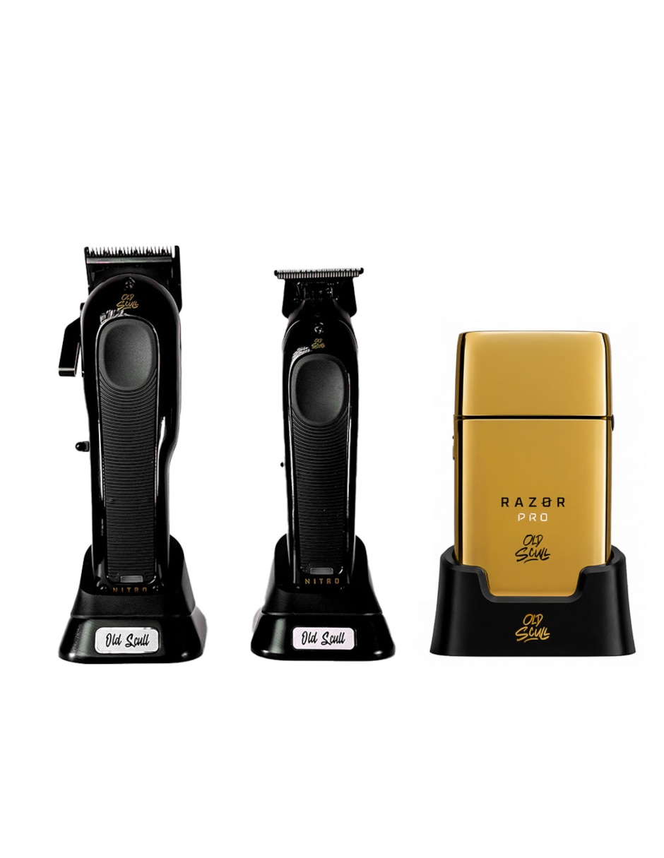 Recortadora para cabello barba y cuerpo Master Set Black and Gold Recortadora para cabello barba y cuerpo Master Set Black and Gold