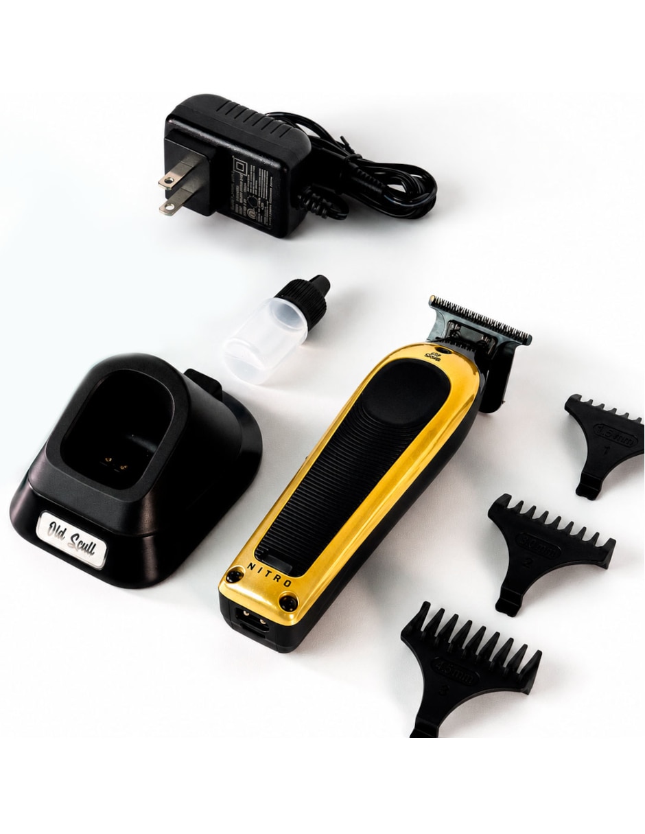 Recortadora para cabello barba y cuerpo Gold Trinity Combo 4