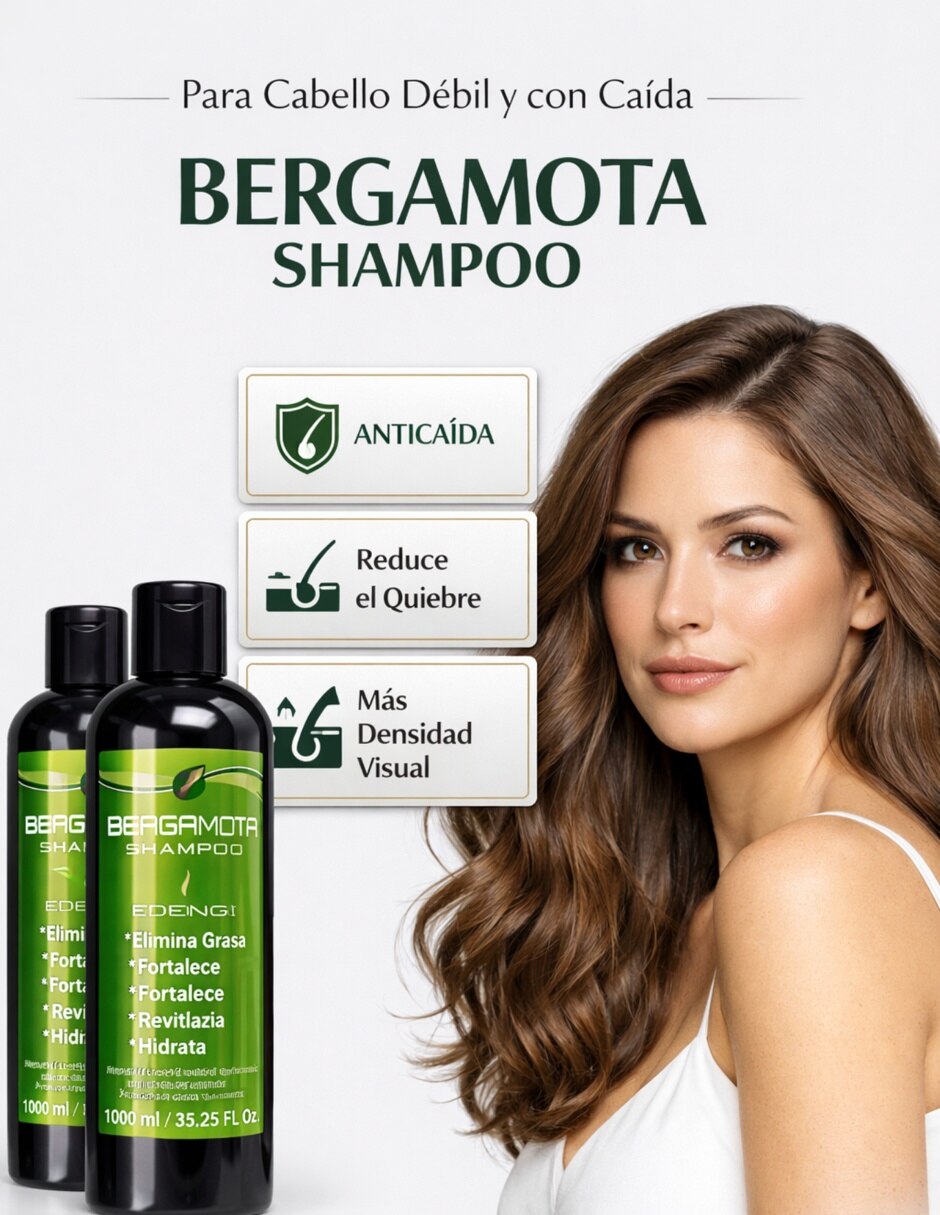 Set de shampoo para cabello de todo tipo bergamota 2