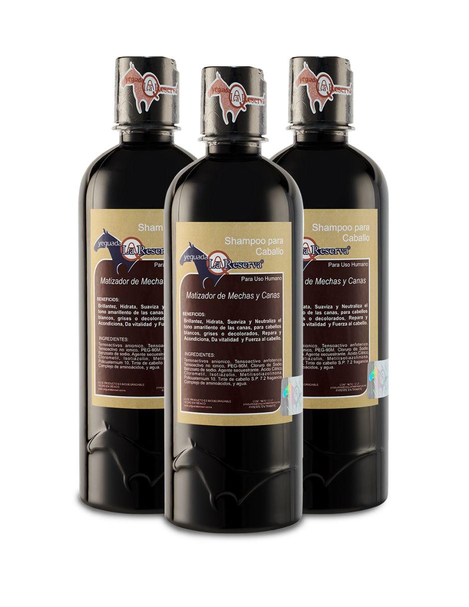 Shampoo matizador de canas para cabello Todo tipo Matizador