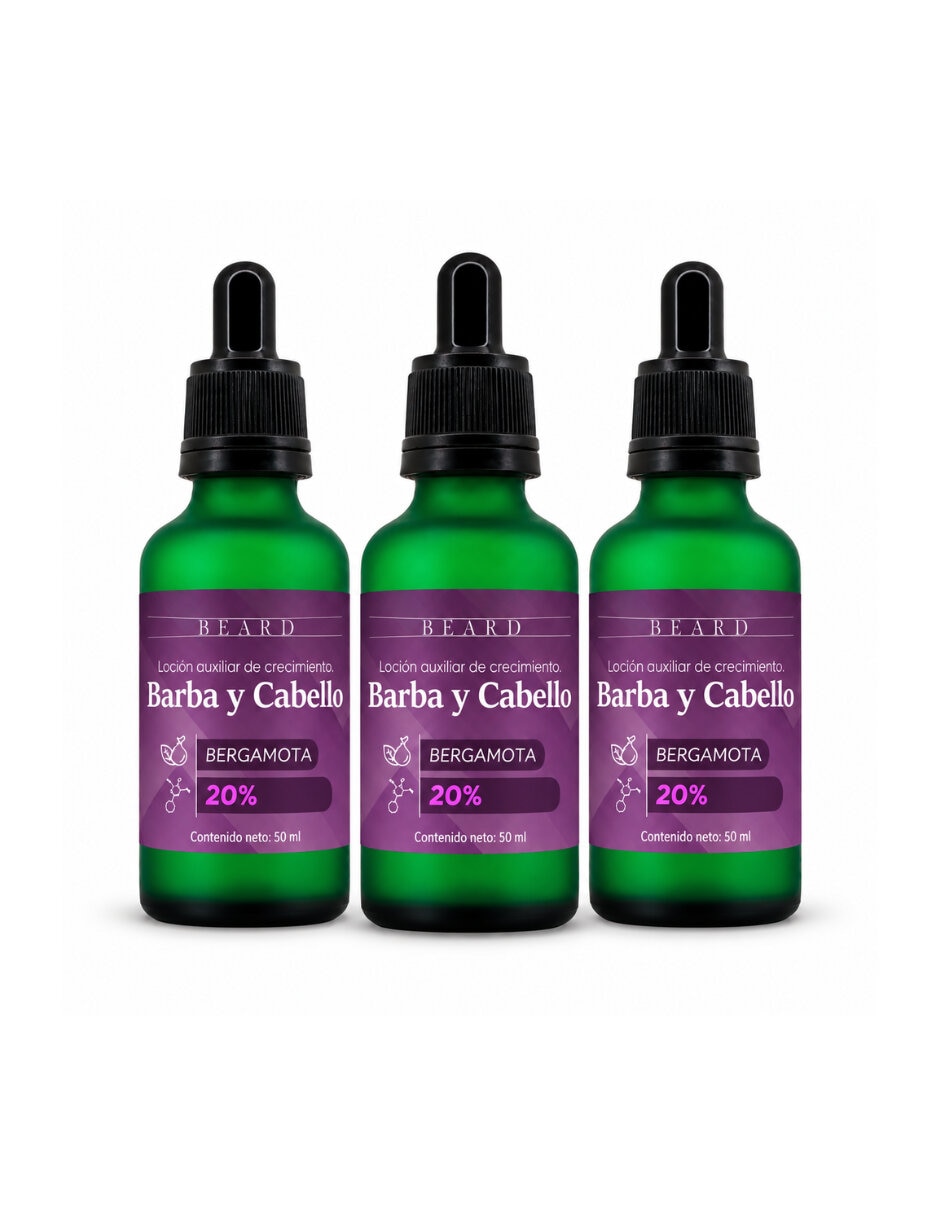 Tratamiento para (si aplica) Barba y cabello Set de 3 Botellas de Tratamiento para Barba y Cabello Crecimiento Sin Familia Tratamiento para (si aplica) Barba y cabello Set de 3 Botellas de Tratamiento para Barba y Cabello Crecimiento Sin Familia