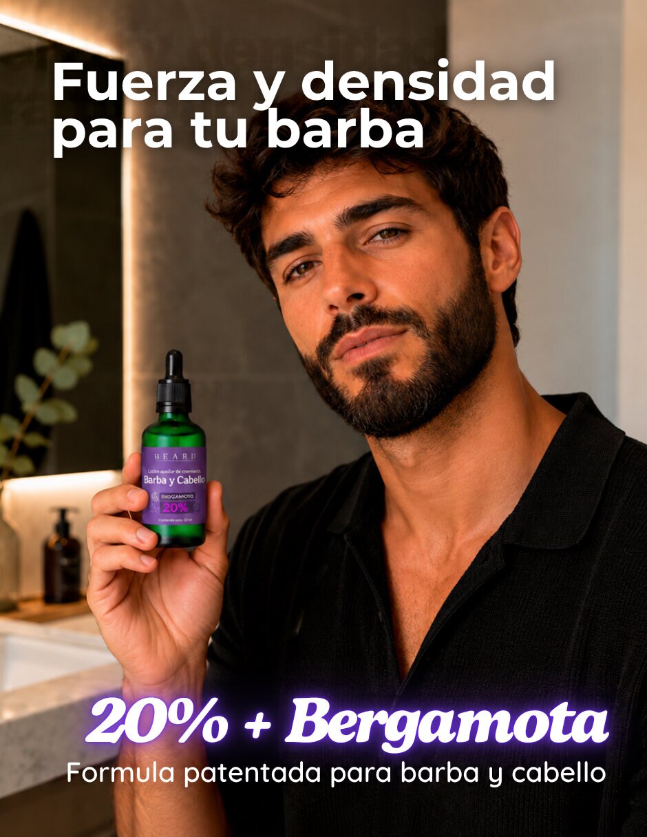 Tratamiento para (si aplica) Barba y cabello Set de 3 Botellas de Tratamiento para Barba y Cabello Crecimiento Sin Familia 4