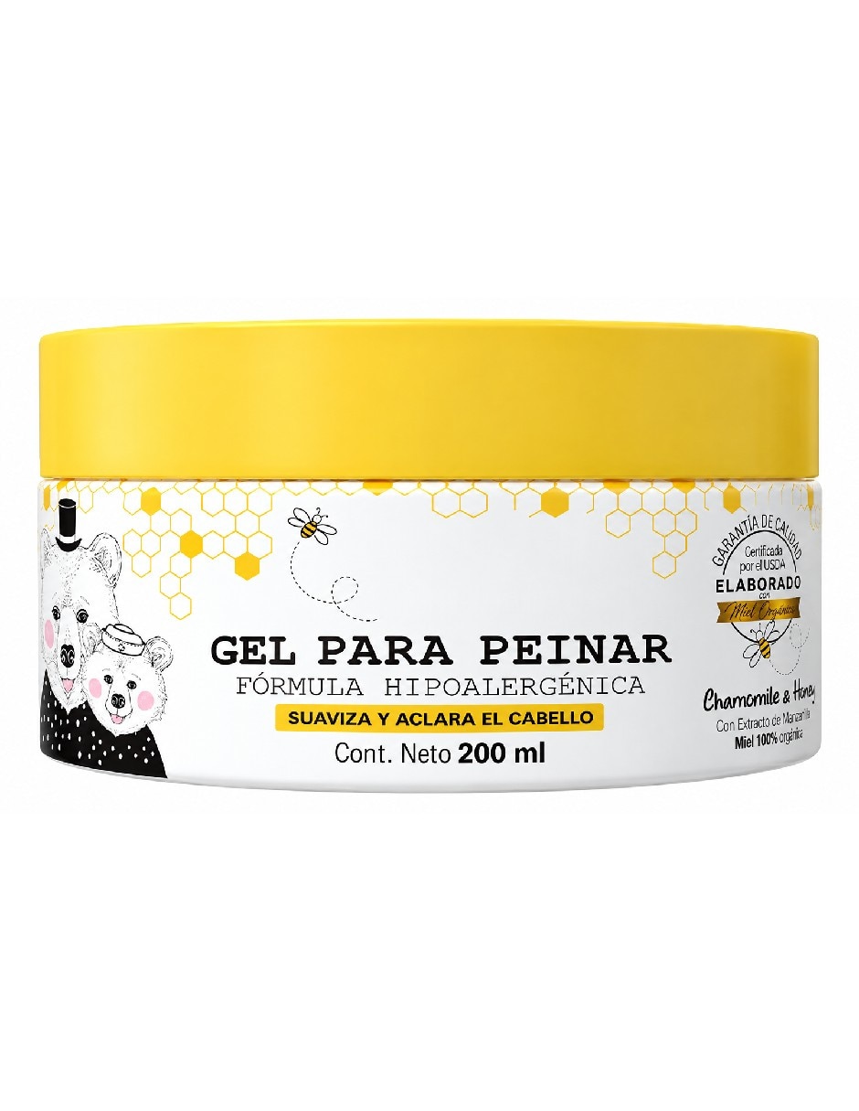 Gel Gel capilar de manzanilla y miel 200 ml Gel Gel capilar de manzanilla y miel 200 ml