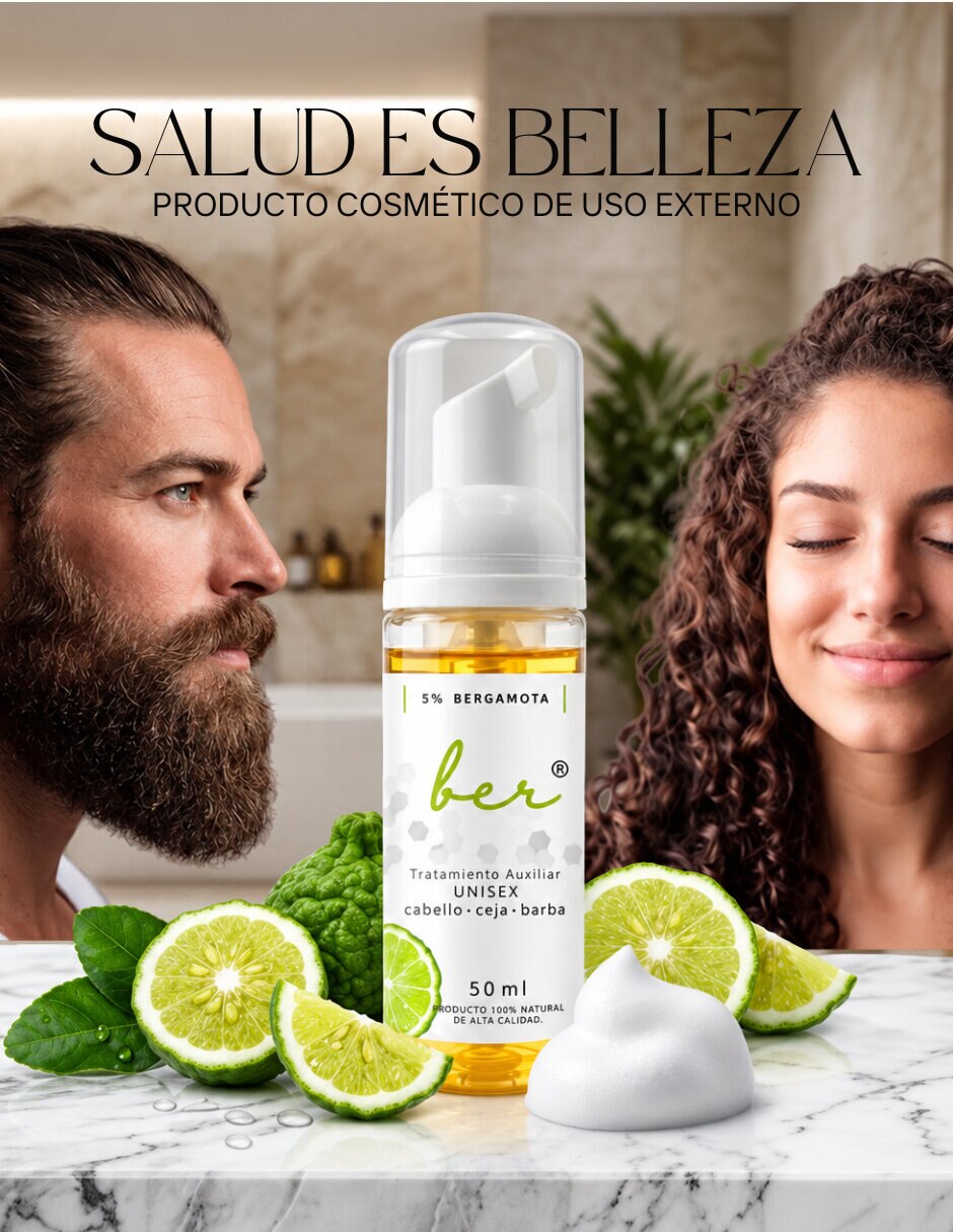 Tratamiento para Barba y cabello en espuma para crecimiento 5