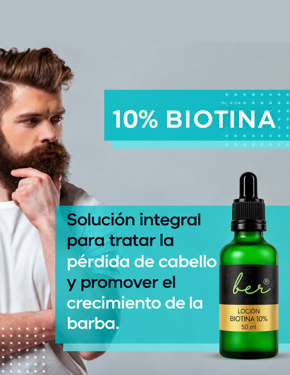 Set tratamiento para barba y cabello crecimiento 3