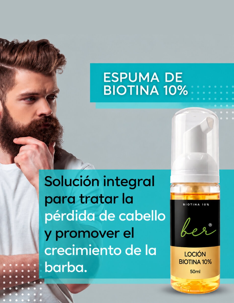 Set tratamiento para barba y cabello crecimiento 4