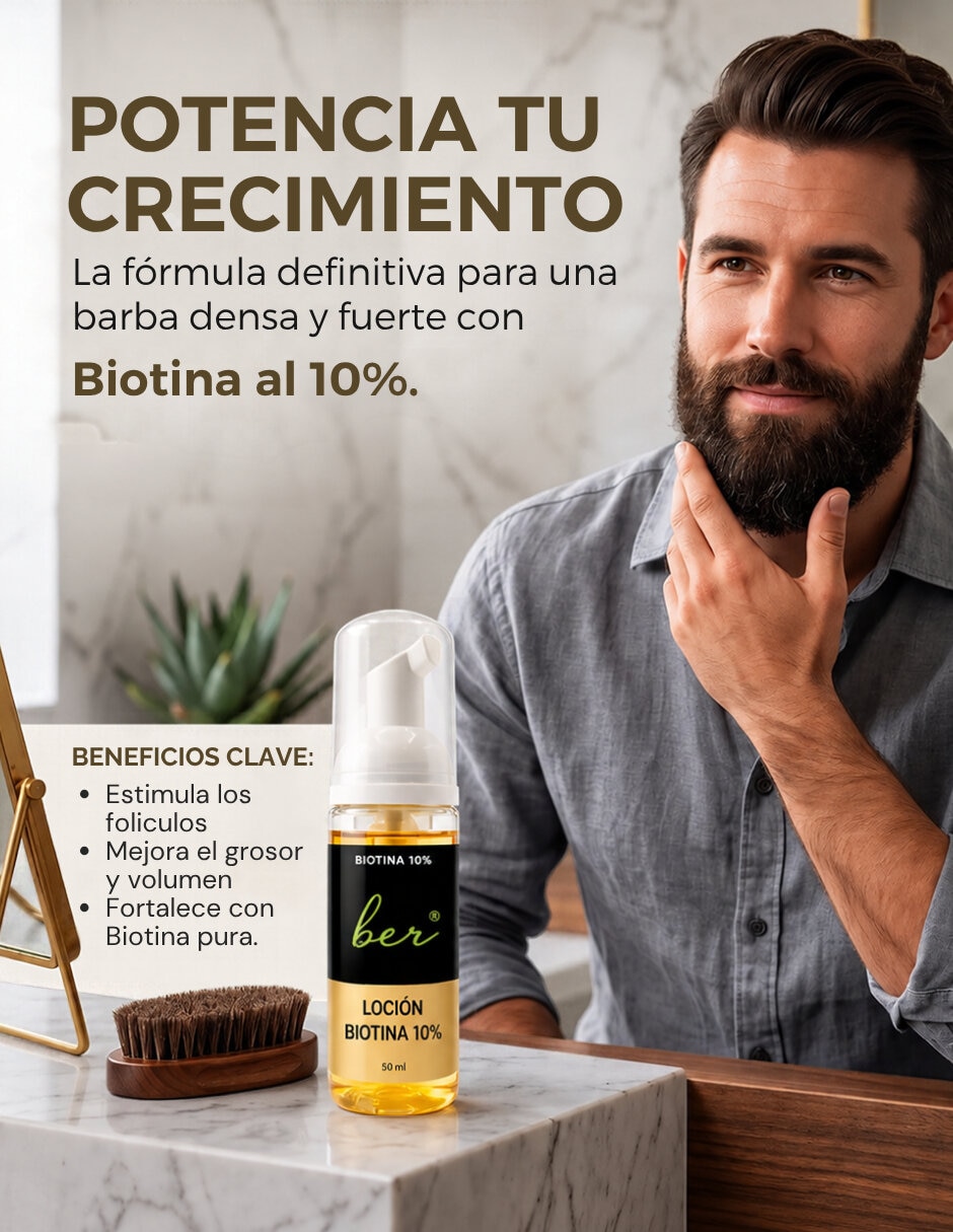 Set tratamiento para barba y cabello crecimiento 5